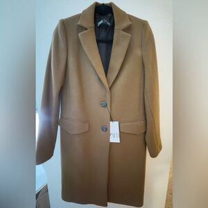 Zara Women's Brown Blazer Coat